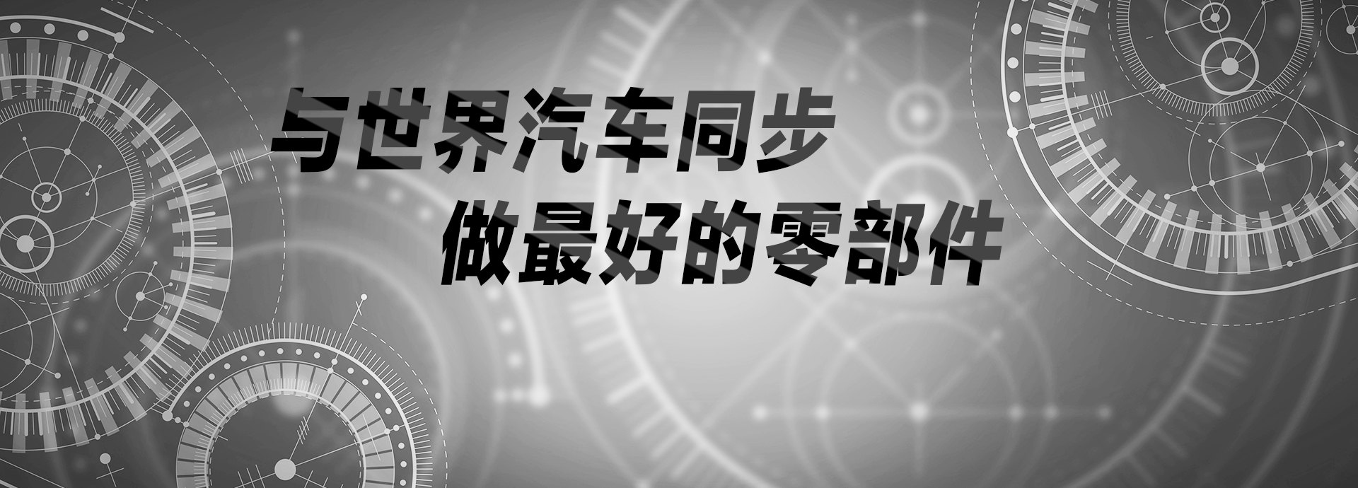 與世界汽車(chē)同步，做最好的零部件
